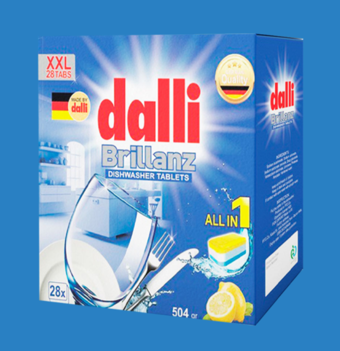 قرص ماشین ظرفشوئی ۲۸ عددی dalli